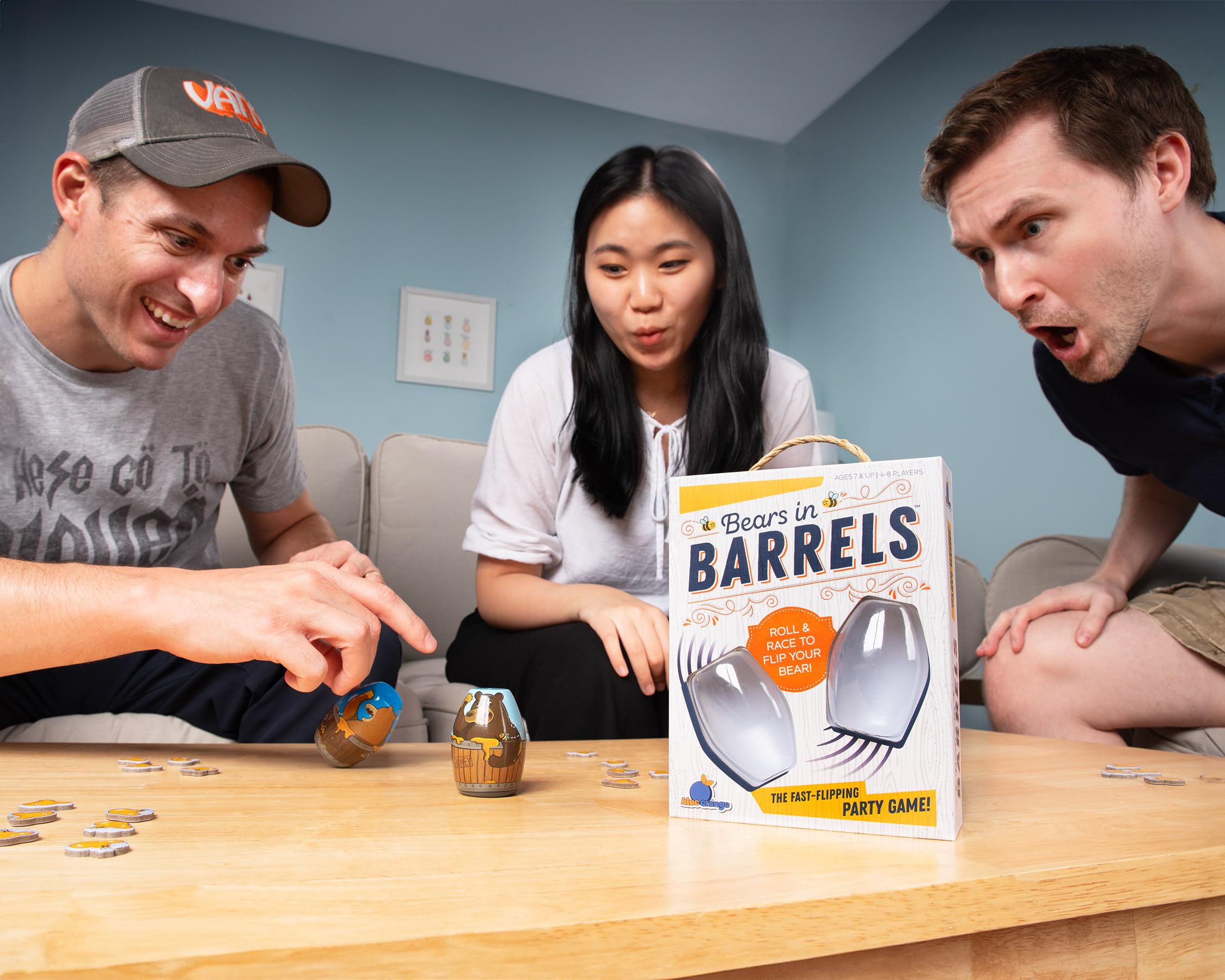 Bears in Barrels Fun Dexterity Party Game for All Ages by Blue Orange Games, 4 to 8 Players - Image 4