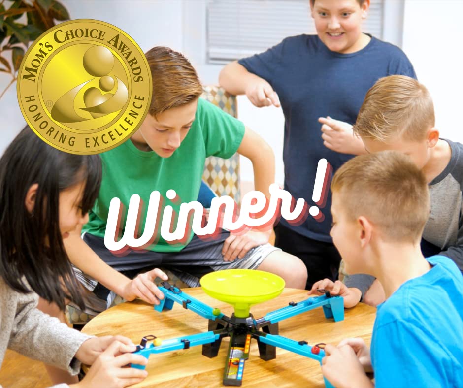 Beat The 8 Ball Action Dexterity Party Game - Kids, Family or Adult Speed Active Party Game by Blue Orange Games for 2 to 4 Players. Recommended for Ages 6 & Up. - Image 6