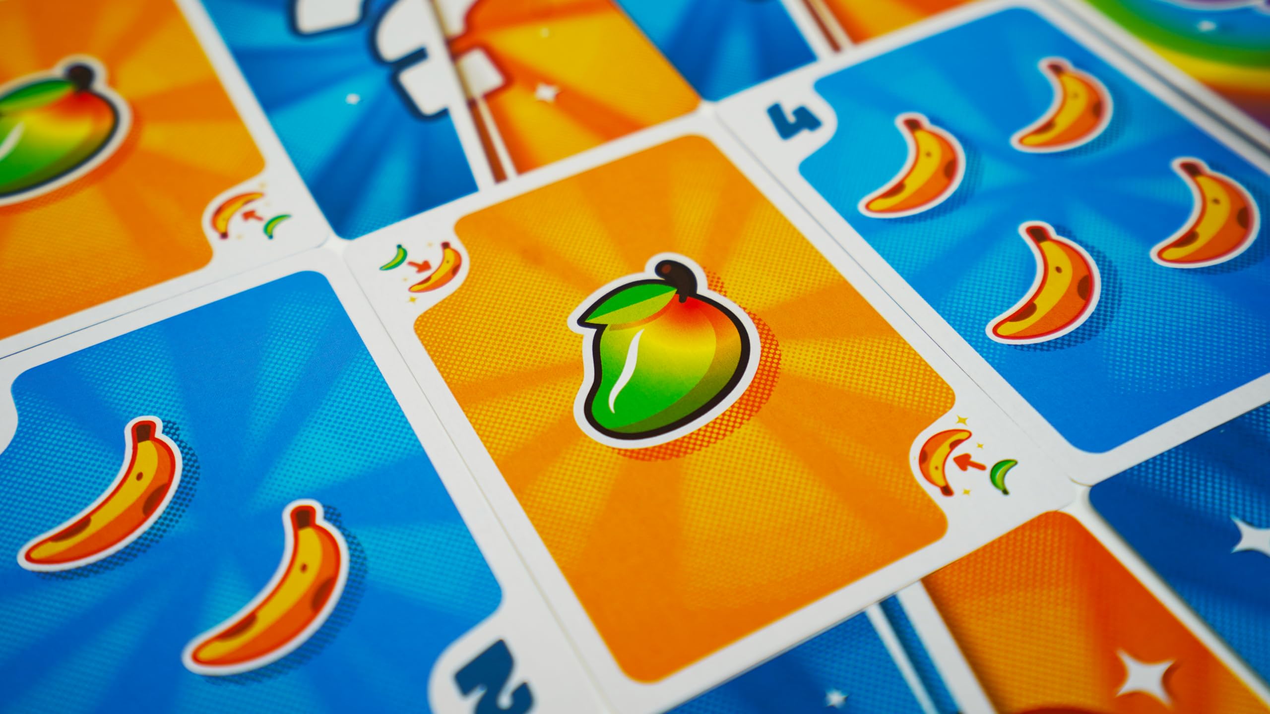 Blue Orange Fifty Fruity Party Card Game for Kids, Adults, Family and Friends - Two Truths or One Truth and a Lie Bluffing Game Games - 2 to 6 Players for Ages 8+ - Image 3