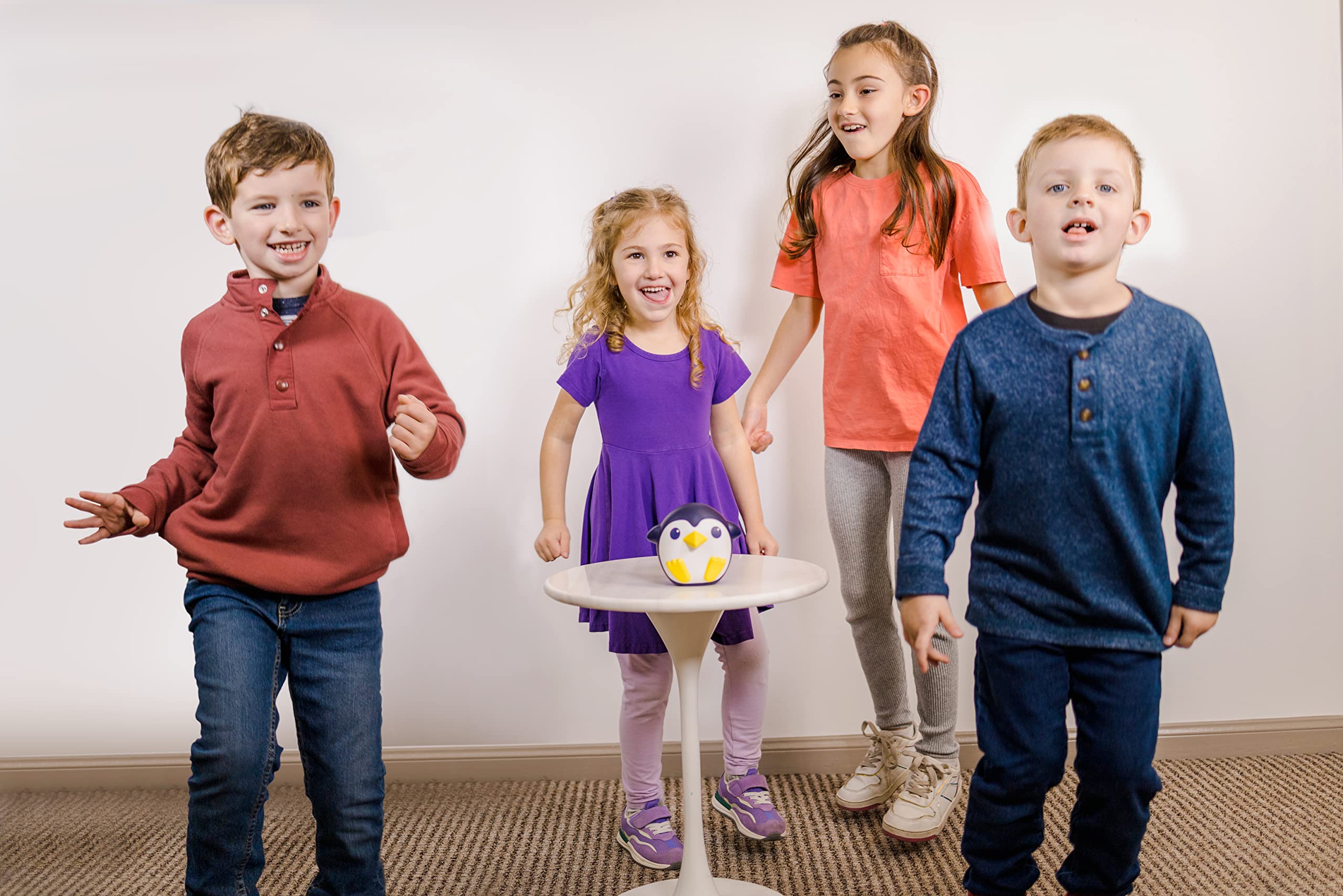 Blue Orange Freeze Dance with Chilly Fun Interactive Children Game - Educational Penguin Music and Dance Game Games - 1 to 4 Players for Ages 4+ - Image 4