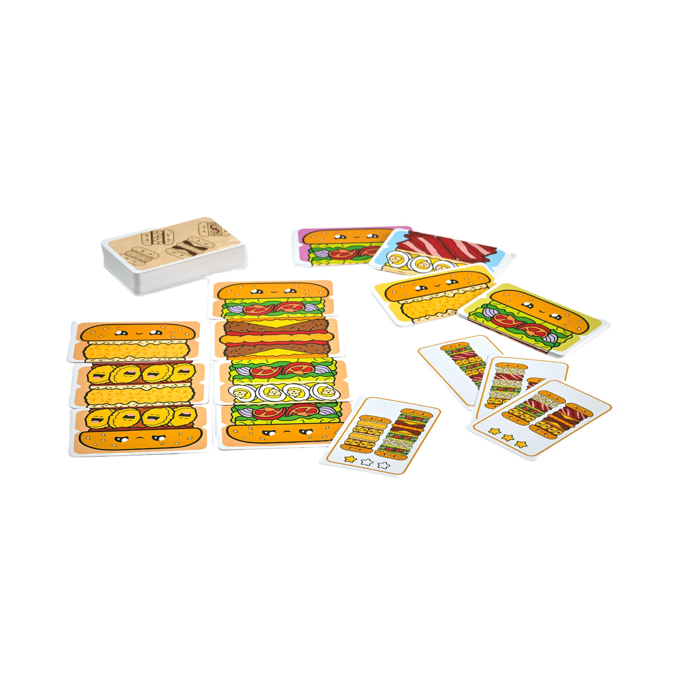 Blue Orange Games Burger ASAP! Card Game - Family or Kids Speed Matching Party Game for 2 to 5 Players. Recommended for Ages 7 & Up. - Image 3