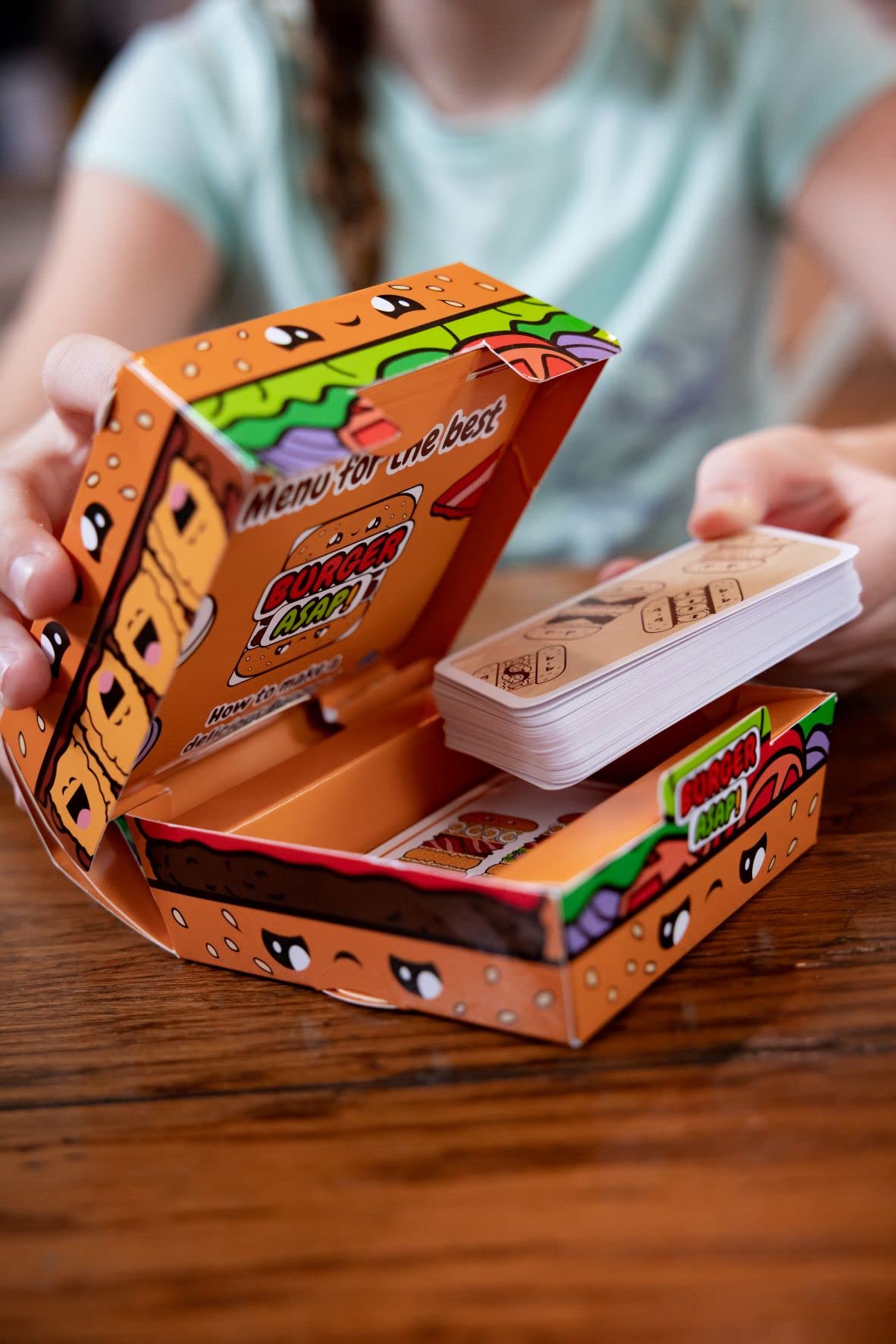 Blue Orange Games Burger ASAP! Card Game - Family or Kids Speed Matching Party Game for 2 to 5 Players. Recommended for Ages 7 & Up. - Image 6