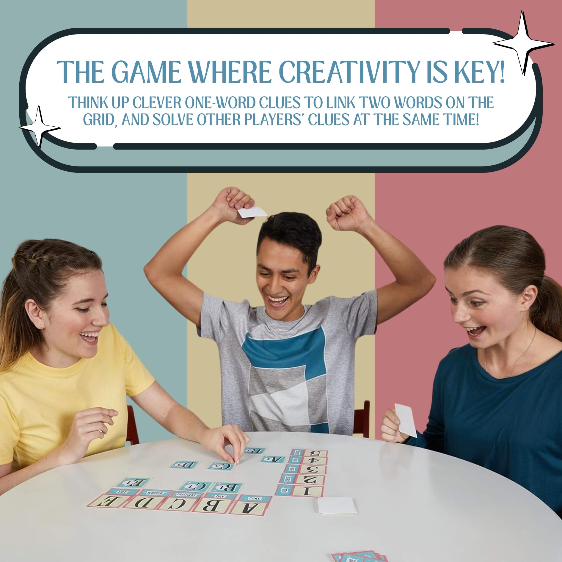 Blue Orange Games Cross Clues- New Cooperative Family Party Game for 2 to 6 Players. Recommended for Ages 7 and up - Image 3