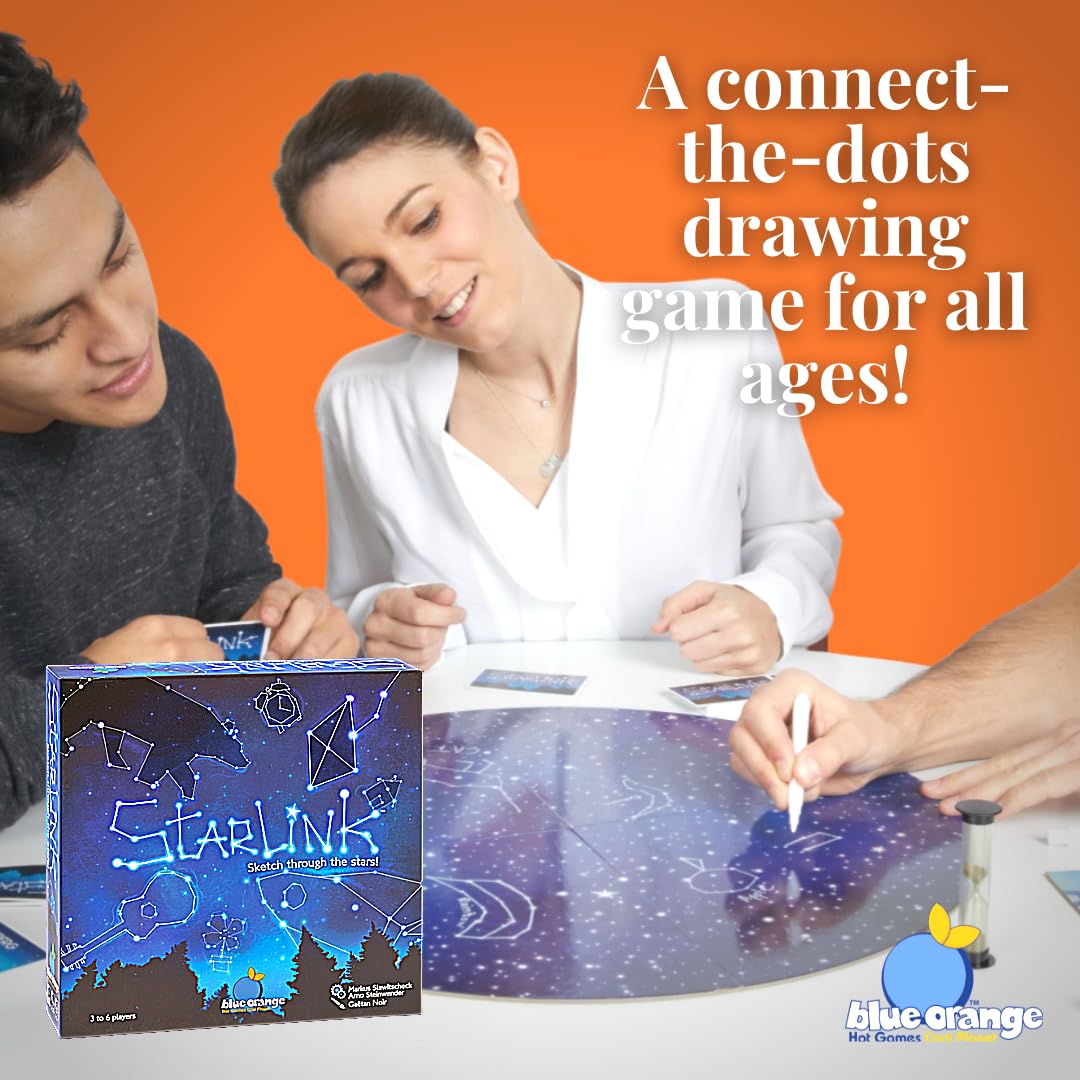 Blue Orange Games Starlink Party Game- New Party Drawing Game for 3 to 6 Players. Recommended for Ages 8 & up - Image 3