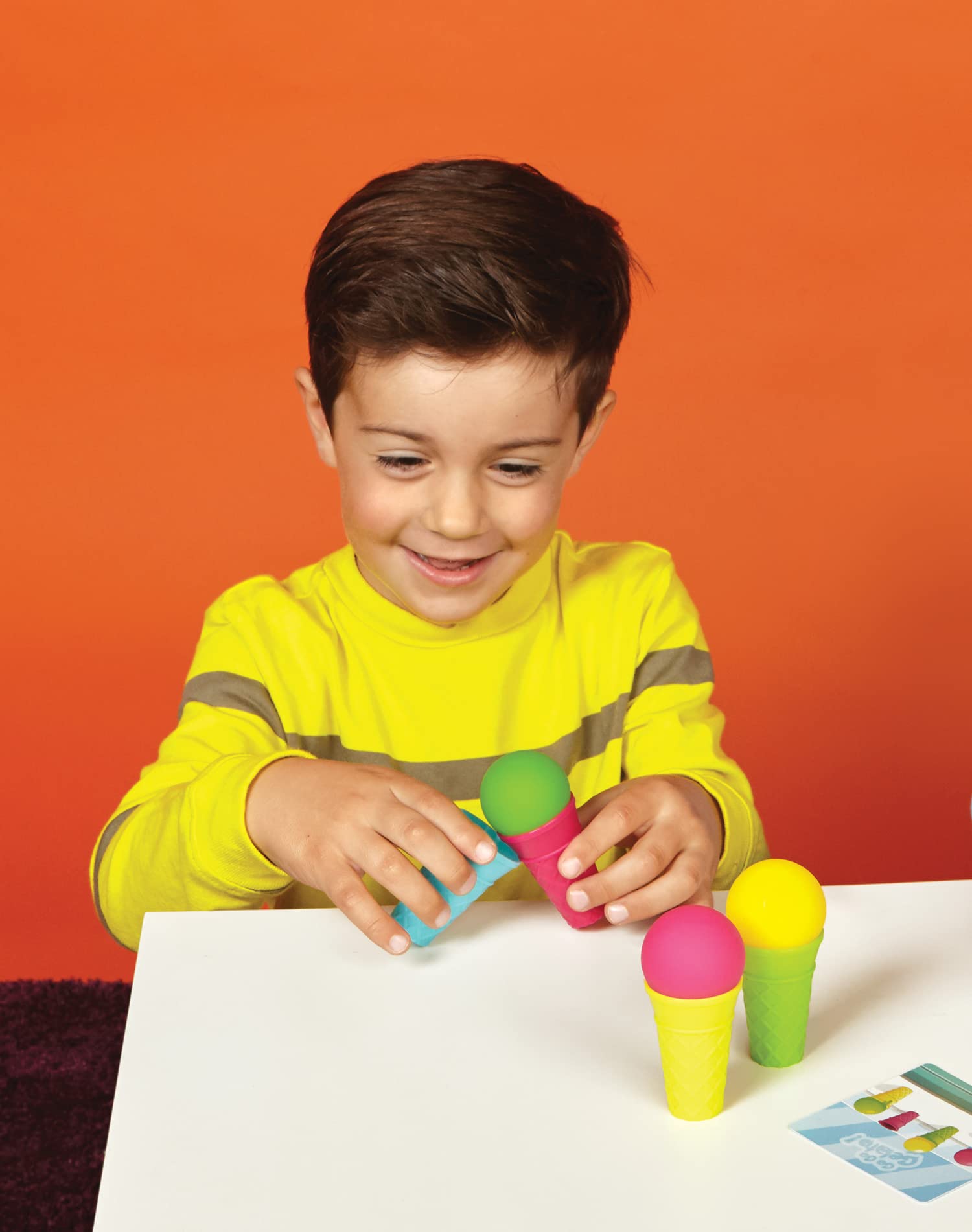 Blue Orange Logic Card Game, Brain Teaser, Tabletop Board Game for Kids, Teens, Adults and Family Game Nights, Ages 6 and up, Go Go Gelato Games - Image 4