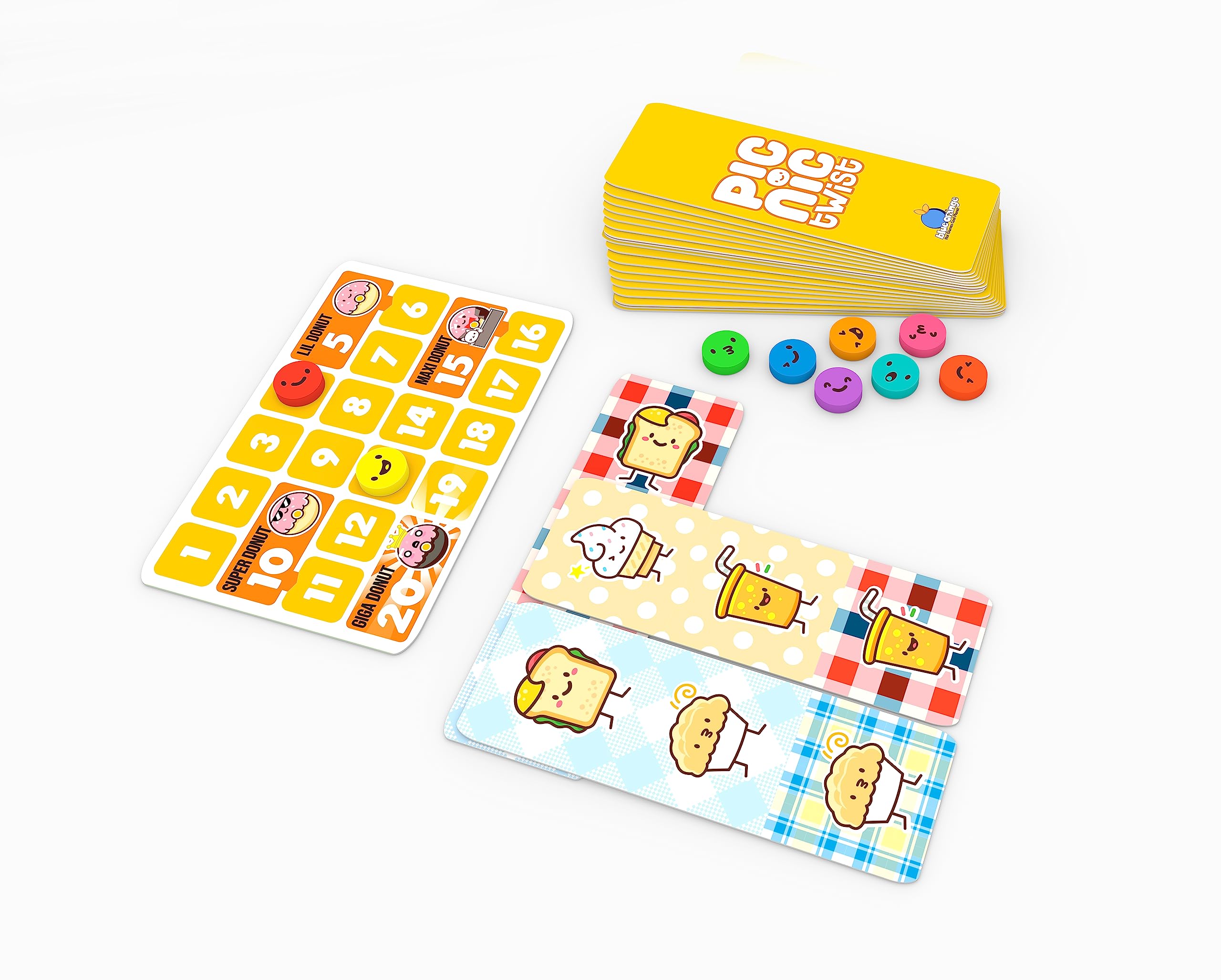 Blue Orange Picnic Twist, Set Collection Card Game in a Picnic Basket, Family or Adult Strategy Game for 1 to 9 Players Games. Recommended for Ages 8 & Up. - Image 4