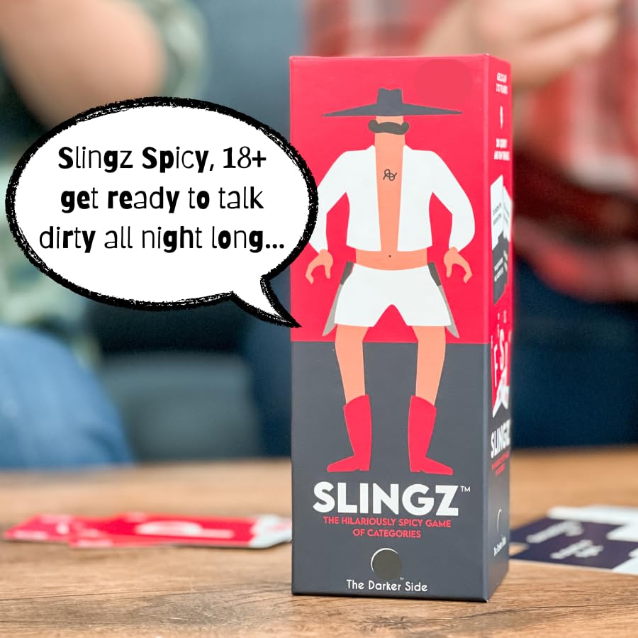 Blue Orange Slingz 2 Card Games Bundle, Best Category Games Family Version and Adults Version for Game Night! - Image 3