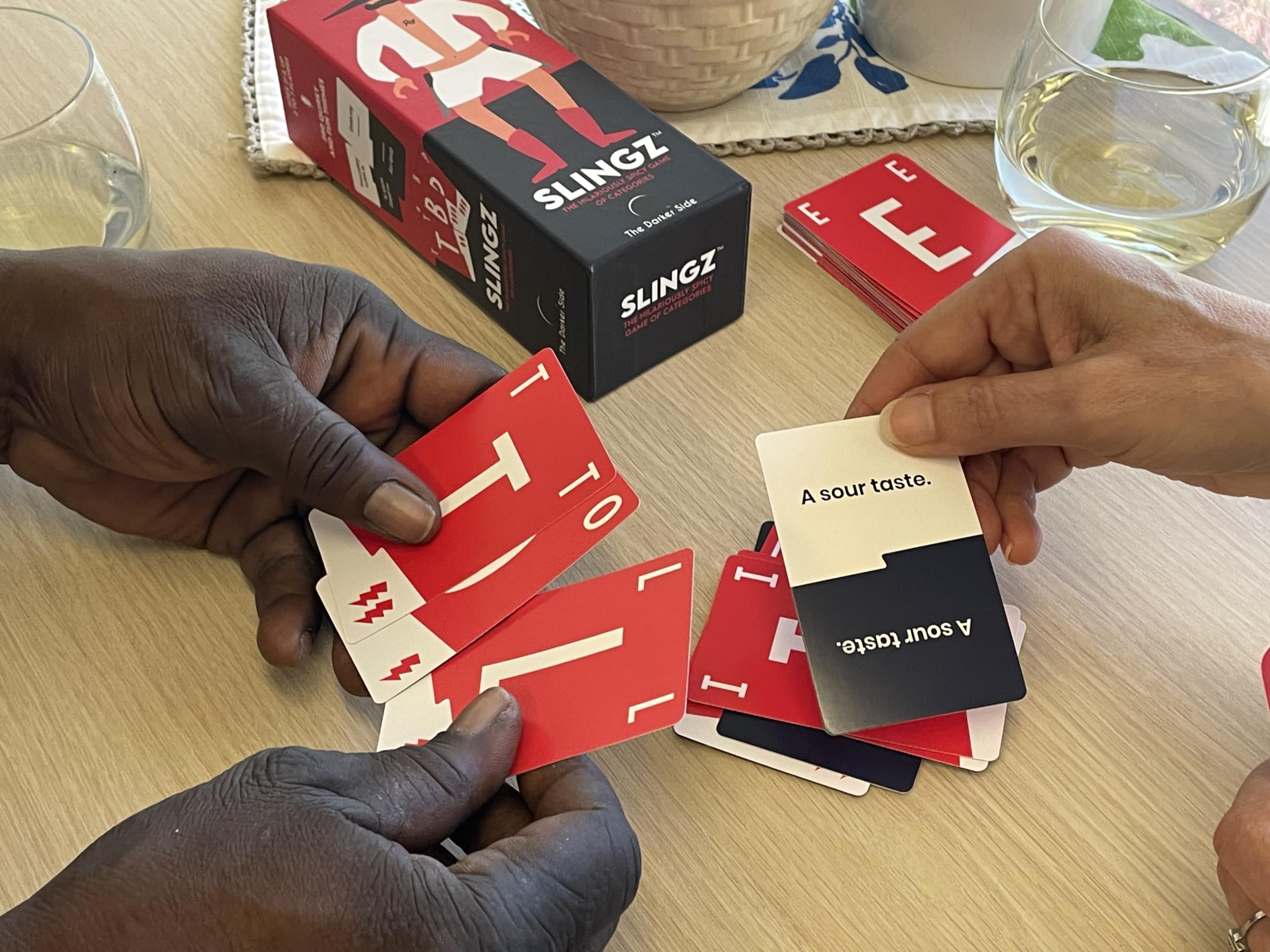 Blue Orange Slingz 2 Card Games Bundle, Best Category Games Family Version and Adults Version for Game Night! - Image 5