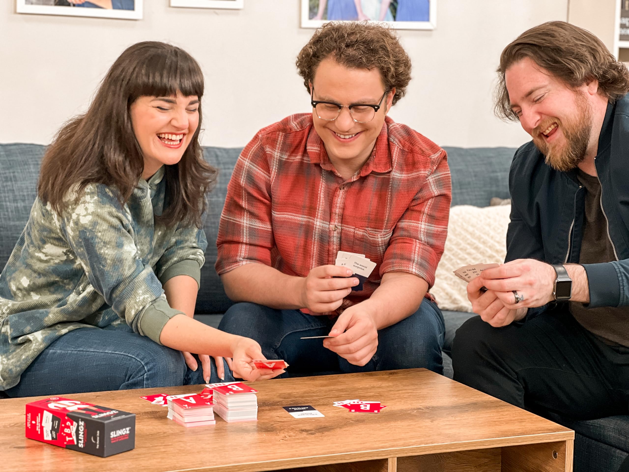 Blue Orange Slingz 2 Card Games Bundle, Best Category Games Family Version and Adults Version for Game Night! - Image 6