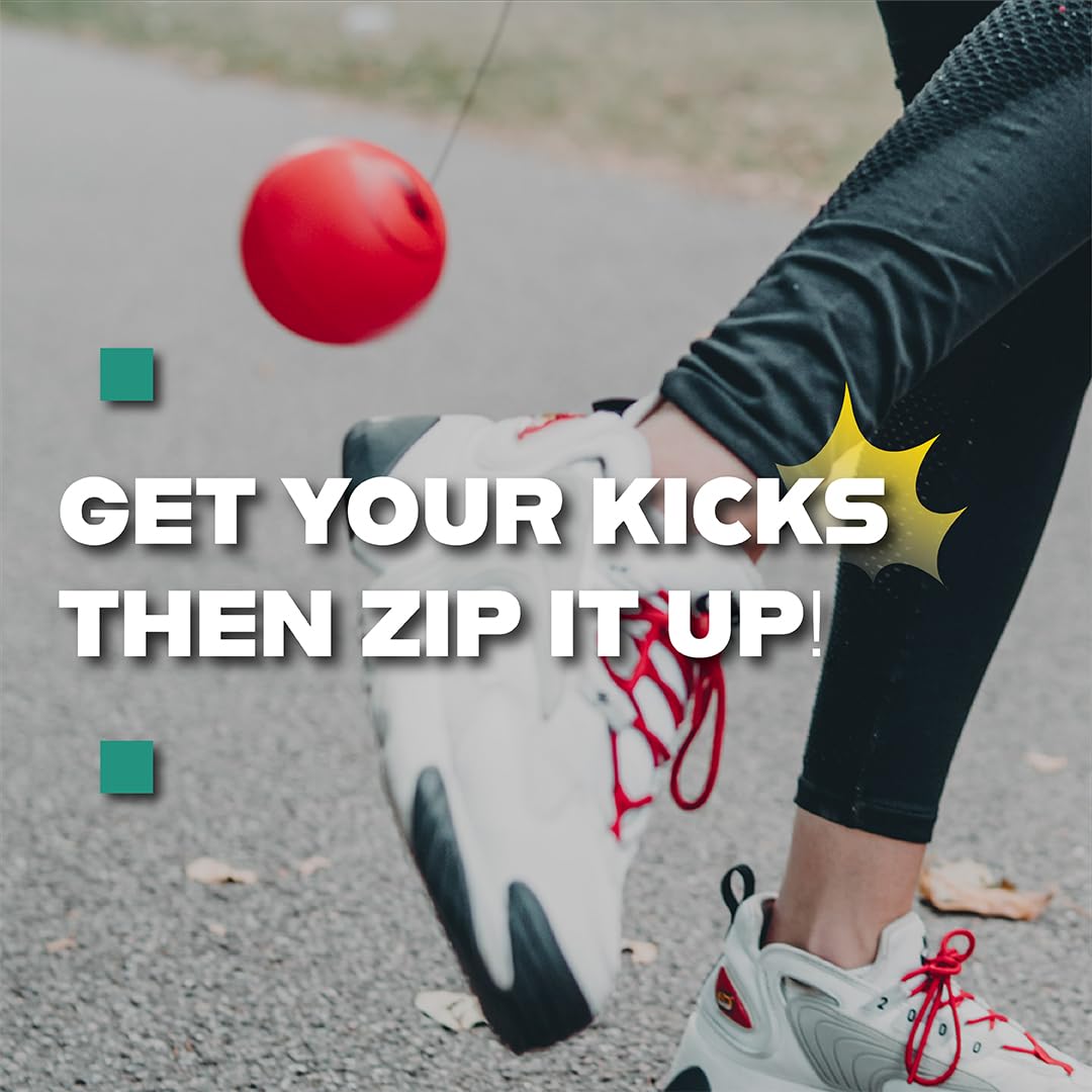 Blue Orange Soccer Ball Foot Fidget, Sport Toy, Solo Active Play, Special Needs Ball, Stress Ball, Kick Practice Training Workout for Football, Soccer Players, FootzyBall Games - Image 5