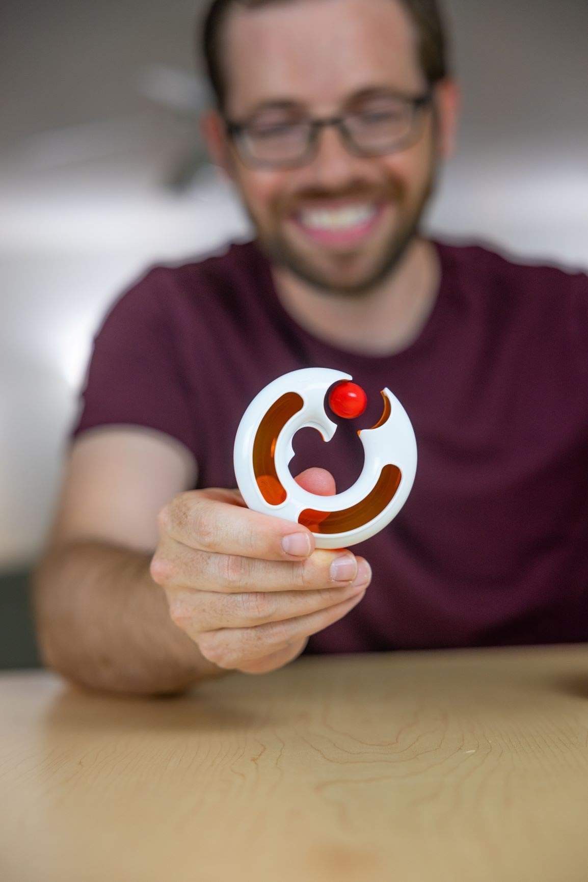 Blue Orange Toys Loopy Looper Jump- The Original Marble Spinner- Skill Fidget- for Kids Ages 8 Years and Up - Image 3