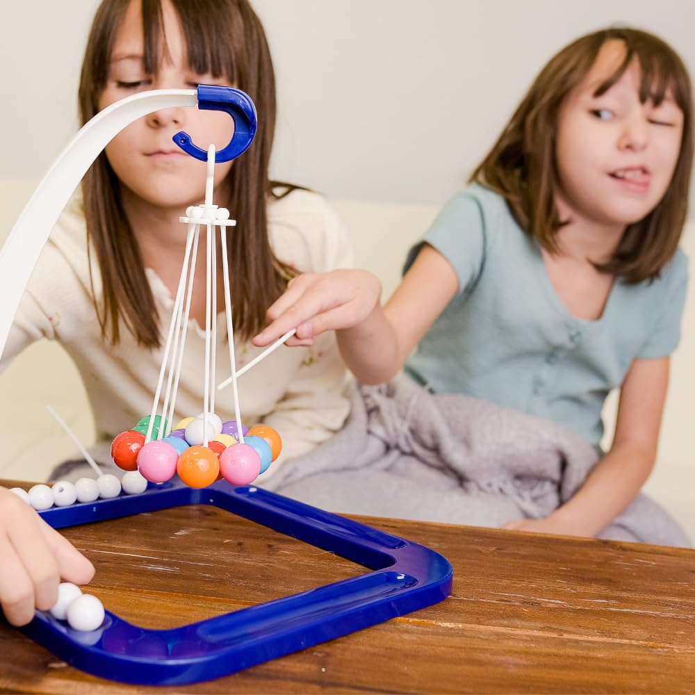 Blue Orange Tumball Action Dexterity Game - Family or Adult Party Bead Stacking Game for 2 to 4 Players Games. Recommended for Ages 5 & Up. - Image 3