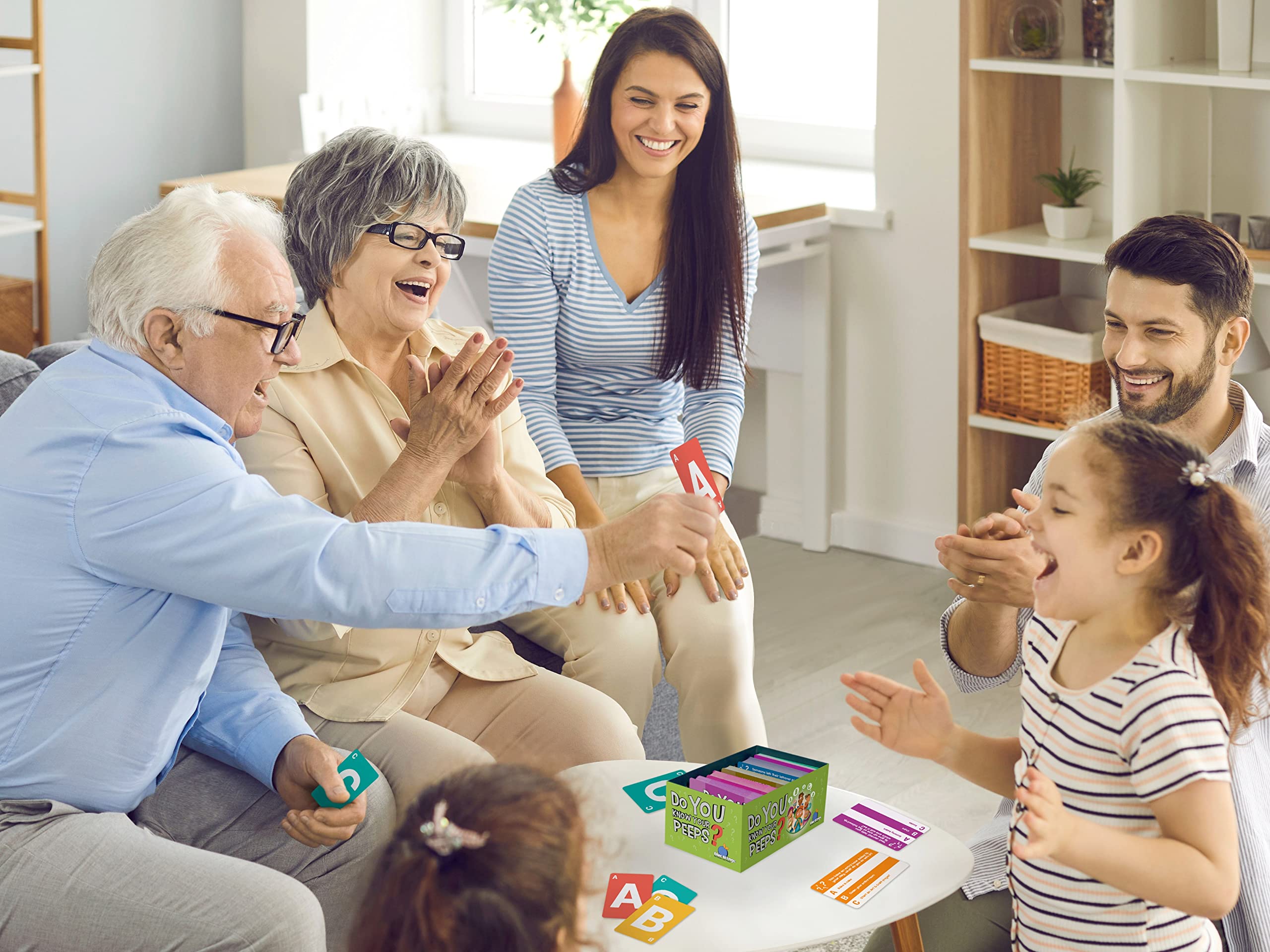 Do You Know Your Peeps? Quiz Party Game Conversation Starters - Family and Friends All Ages Question Game by Blue Orange Games for 3 to 10 Players. - Image 3