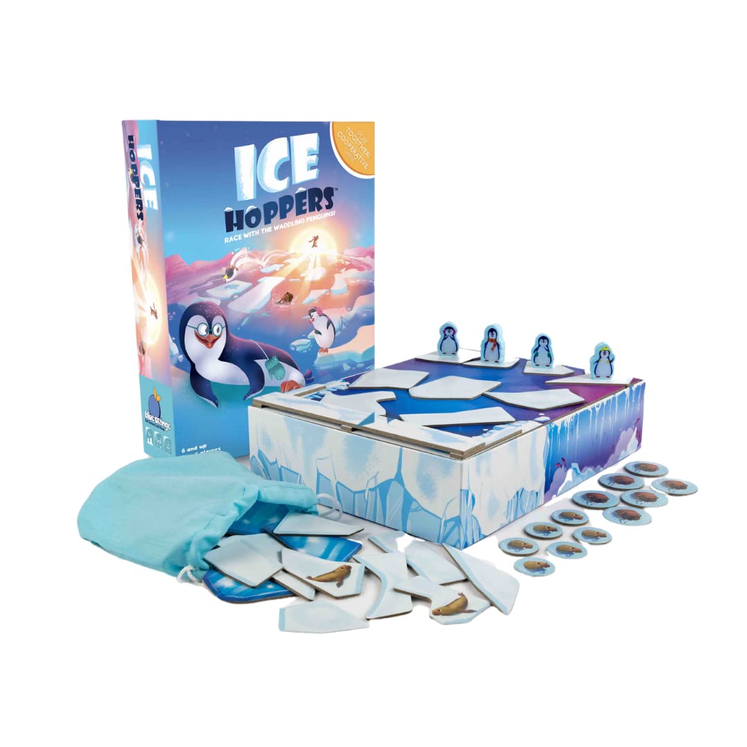 Ice Hoppers Fun Cooperative Preschool Board Game – Kids and Family Friendly Educational Penguin Game by Blue Orange Games - 1 to 4 Players for Ages 6+ - Image 5