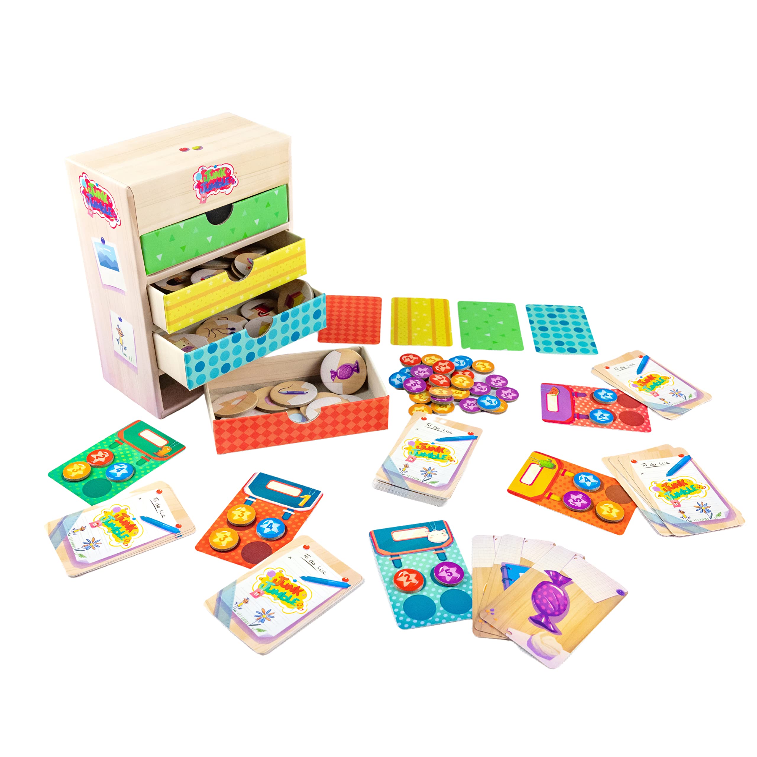 Junk Jumble Fun Memory Kids Board Game – Kids and Family Friendly Educational Game by Blue Orange Games - 2 to 5 Players for Ages 6+ - Image 3