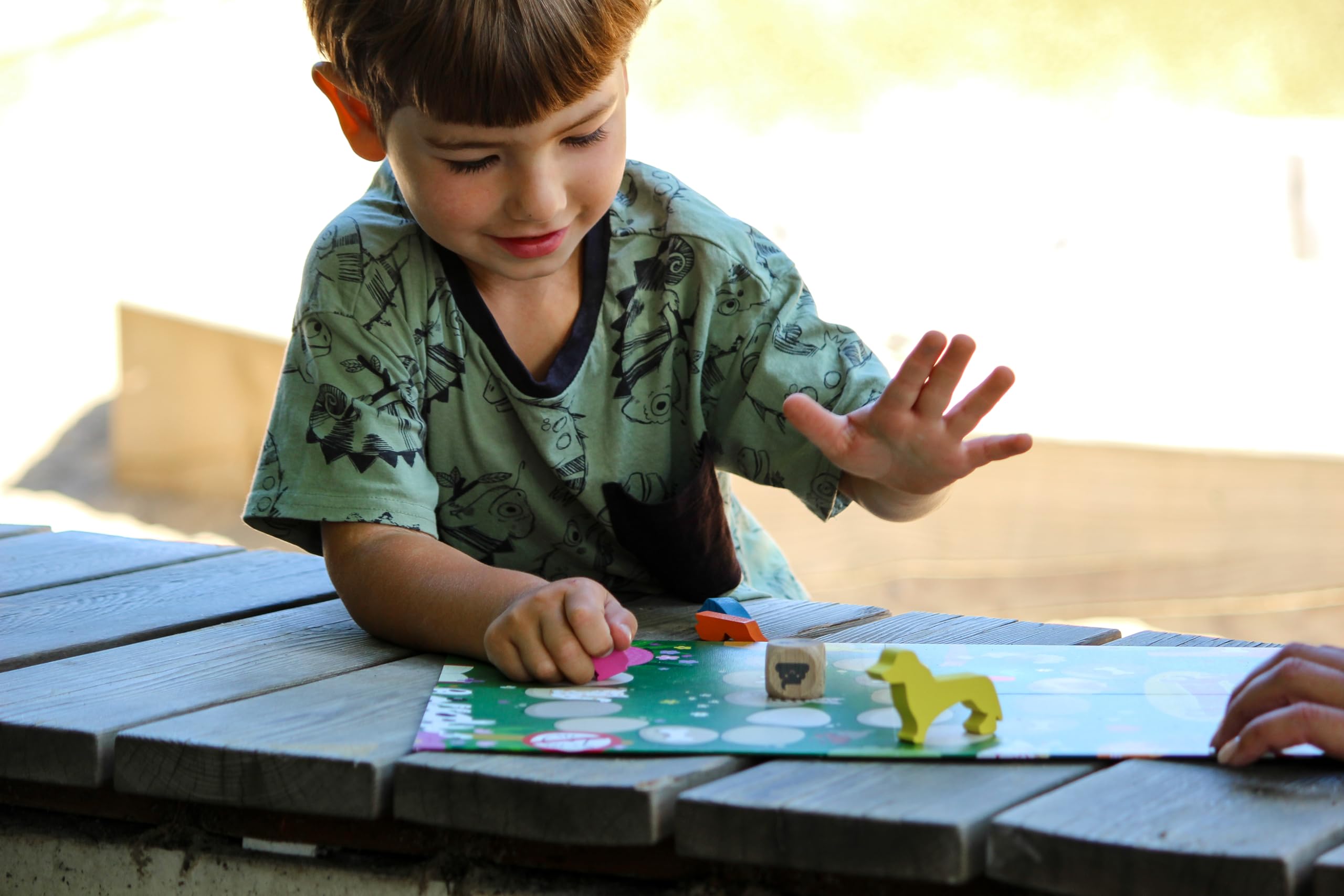 Mom’N Pups Wooden Social Play Game | Cooperative Preschool Learning for Kids | Build Cooperation Focus and Attention | Ages 3+ | 2 to 4 Players | Family Board Game Fun by Blue Orange Games - Image 3