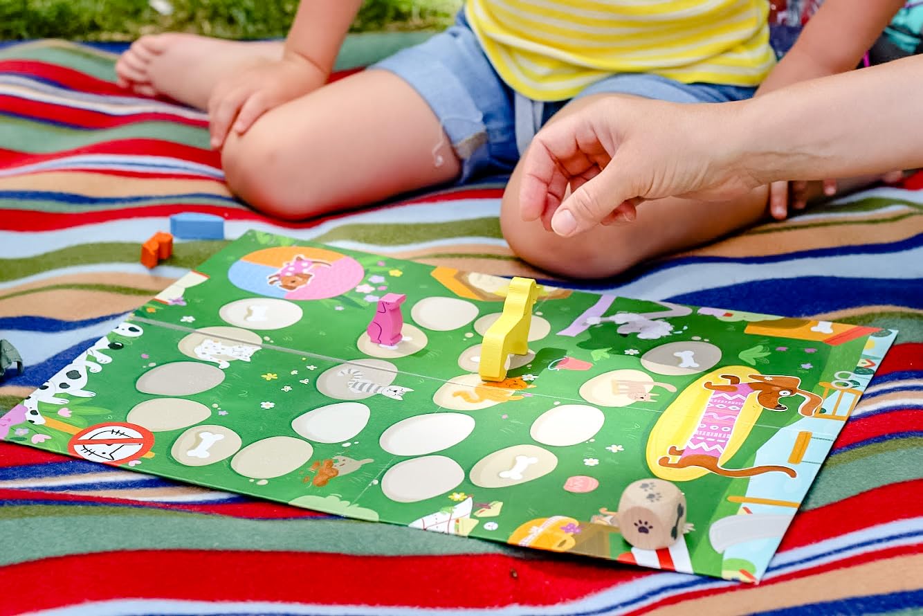 Mom’N Pups Wooden Social Play Game | Cooperative Preschool Learning for Kids | Build Cooperation Focus and Attention | Ages 3+ | 2 to 4 Players | Family Board Game Fun by Blue Orange Games - Image 4