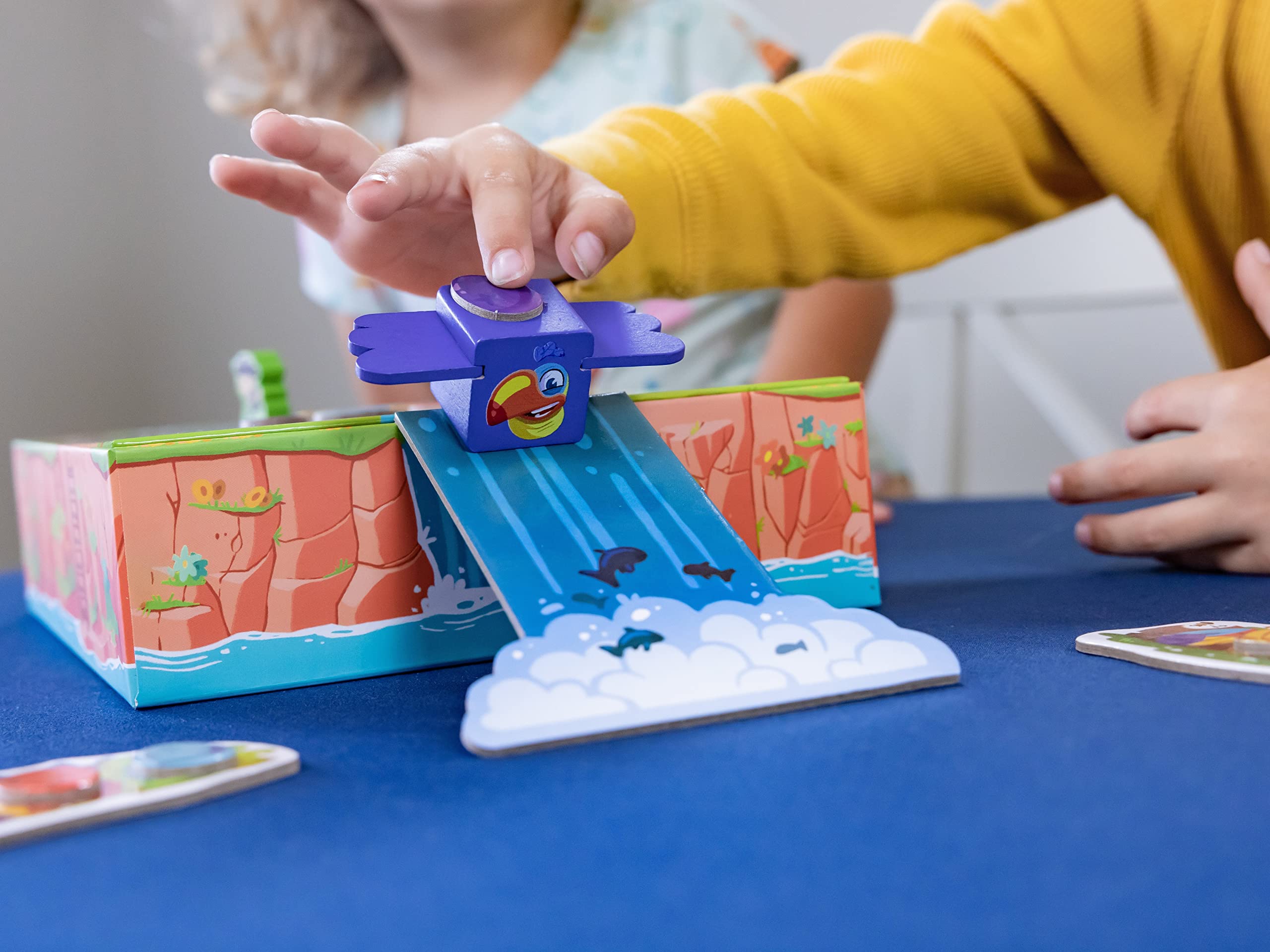 Slidin’ Toucan Fun Cooperative Action Preschool Board Game – Kids and Family Friendly Educational Toucan and Eggs Game by Blue Orange Games - 2 to 4 Players for Ages 4+ - Image 3