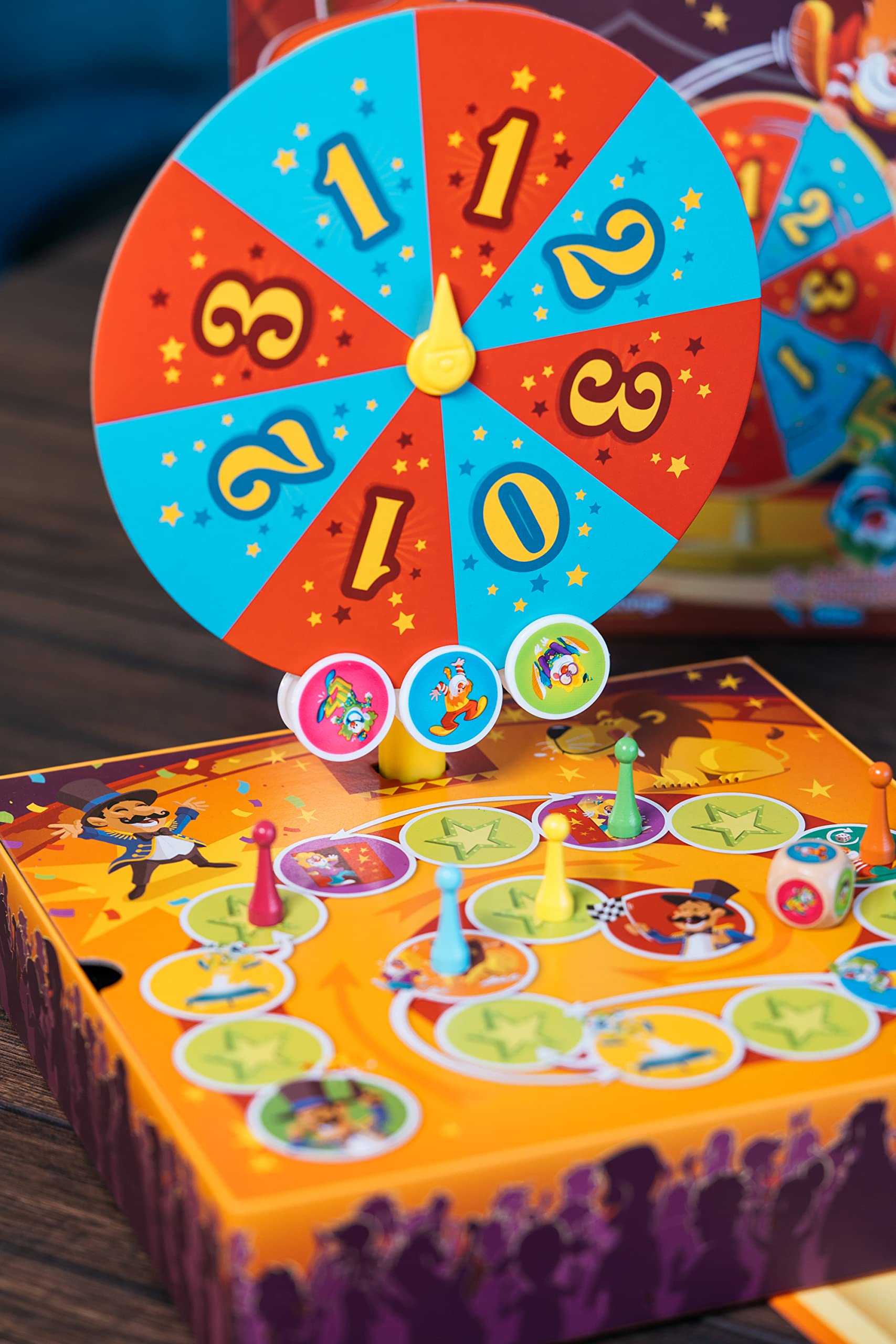 Spin Circus Fun Spin and Move Dice Kids Board Game – Kids and Family Friendly Educational Game by Blue Orange Games - 2 to 5 Players for Ages 4+ - Image 4