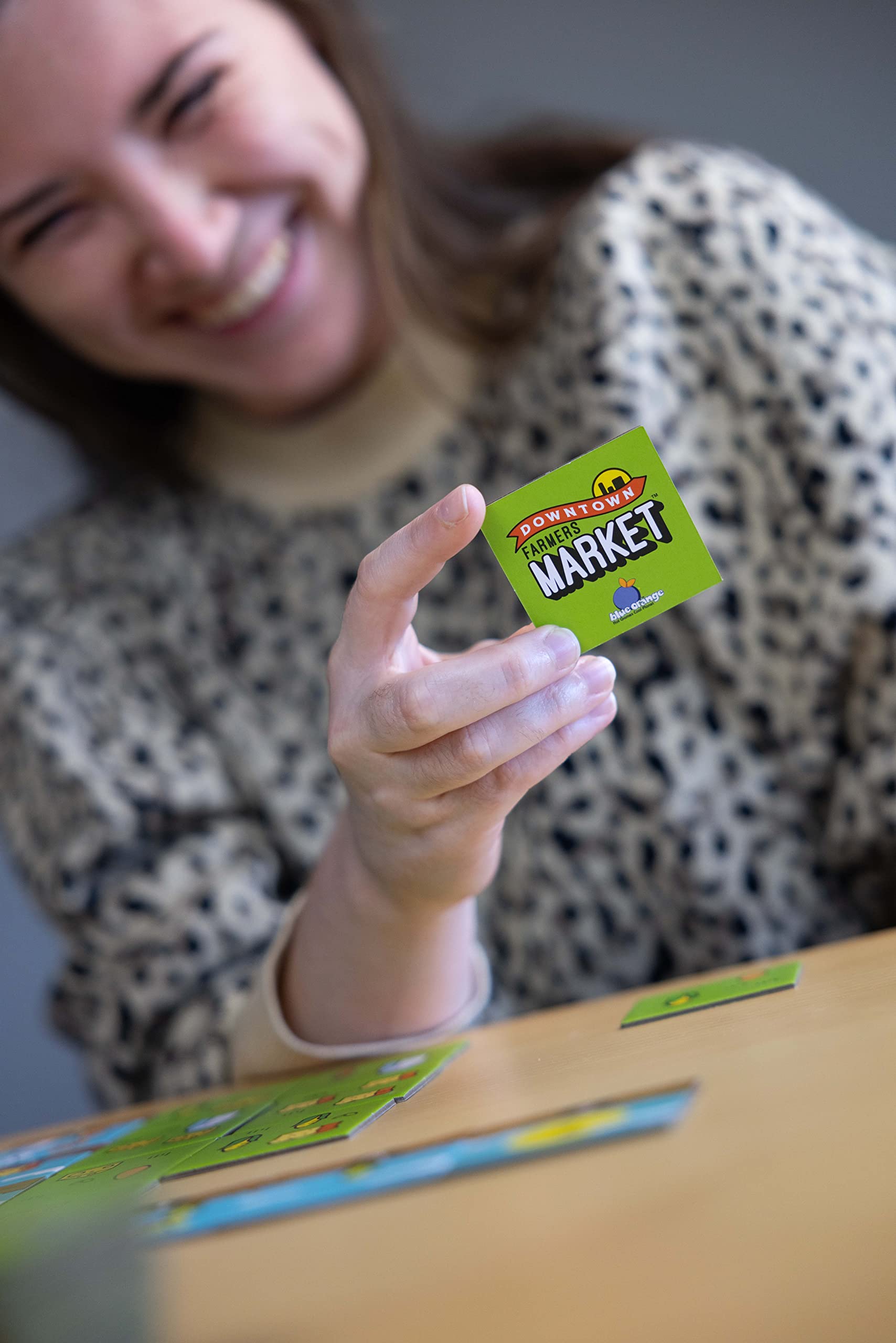 Strategy Board Game, Kids Teens Adults Family Couples Party Game Nights, Tabletop Tile Laying Game, 2-4 Players, Ages 7+, Downtown Farmers Market by Blue Orange Games - Image 4