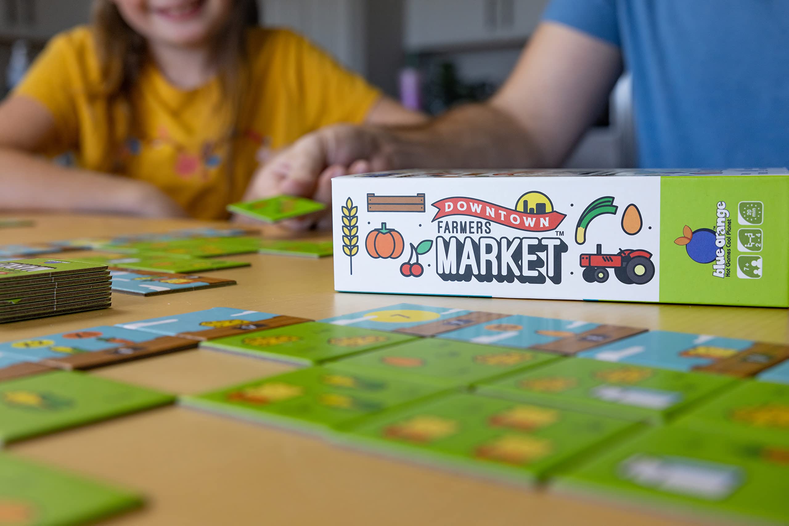 Strategy Board Game, Kids Teens Adults Family Couples Party Game Nights, Tabletop Tile Laying Game, 2-4 Players, Ages 7+, Downtown Farmers Market by Blue Orange Games - Image 5