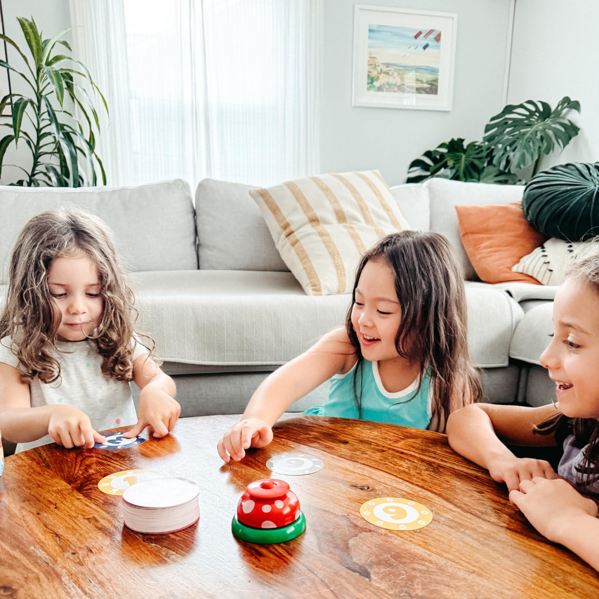 Tap a Bell’O by Blue Orange Games, Fast Matching Card Party Game for Children with Mushroom Bell for Ages 5 & Up, 2 to 9 Players - Image 3