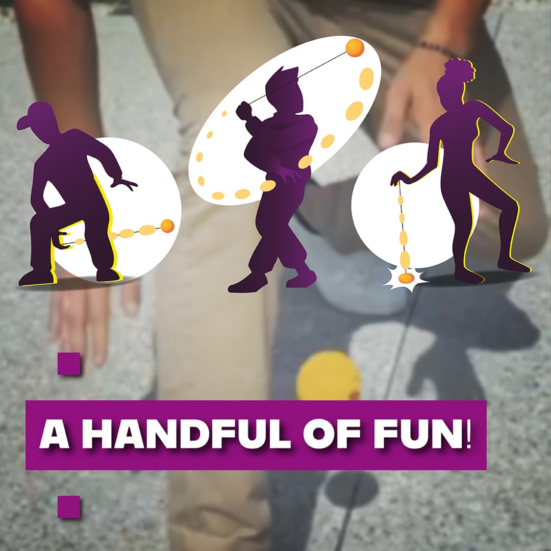 ZipzyBall Sporty Spring Back Hand Ball Fidget - Kid or Adult Indoor and Outdoor All Season Active Play Workout Skill Toy. Recommended for Ages 7 & Up. - Image 3